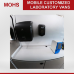 Mohs van soap and napkin dispenser