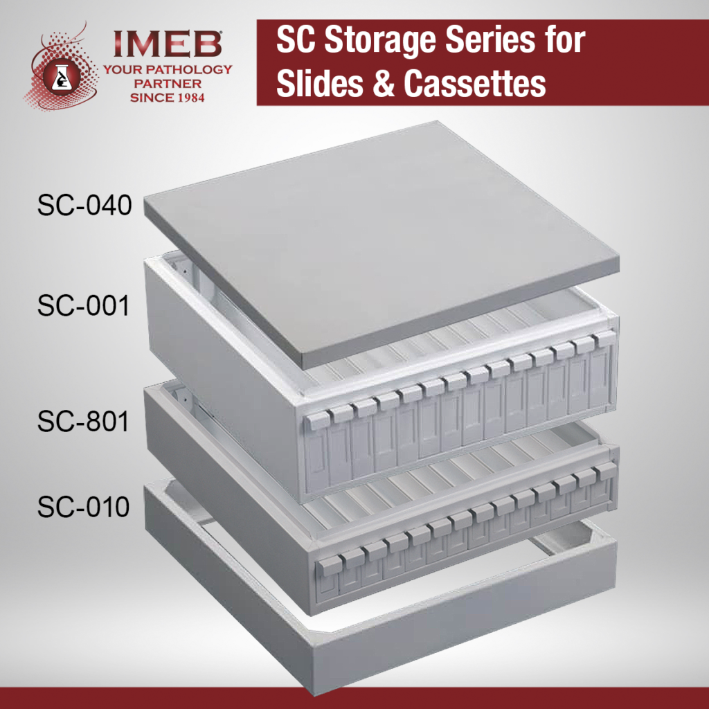 SC Series storage for slides and cassettes